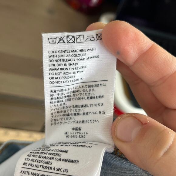 Afends Hemp Revolution Light Wash Straight Leg 90s Jeans sz 30 Organic Cotton - Picture 7 of 10